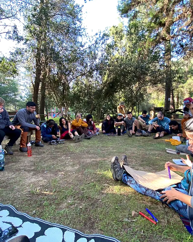 Vida de campamento en Puebla Los Quemados